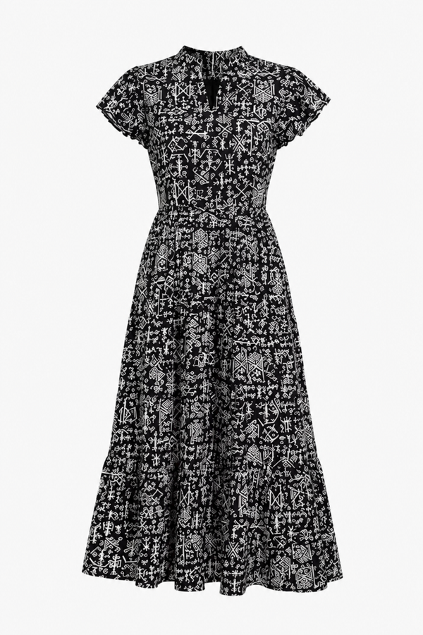 Vestido Solto Plissado Malena