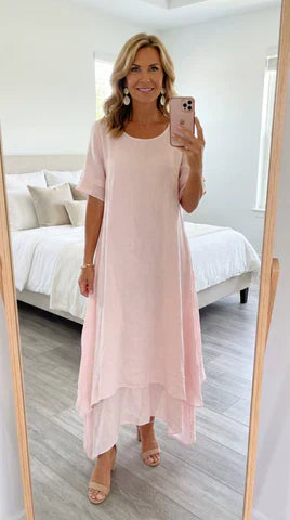 Anaya / Vestido Longo Escalonado Fluido